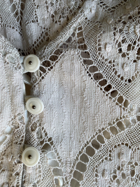 'Forest' cotton lace dress