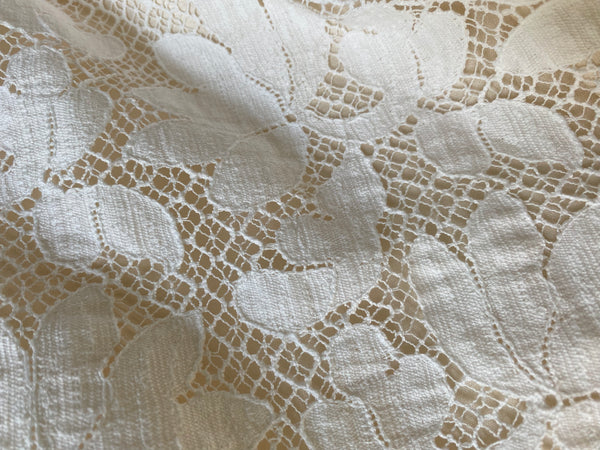 'Petal' lace bridal skirt with train