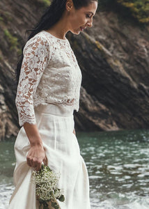 ‘Sophie' floral lace top