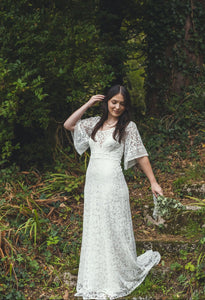 'Georgia' cotton lace bridal dress