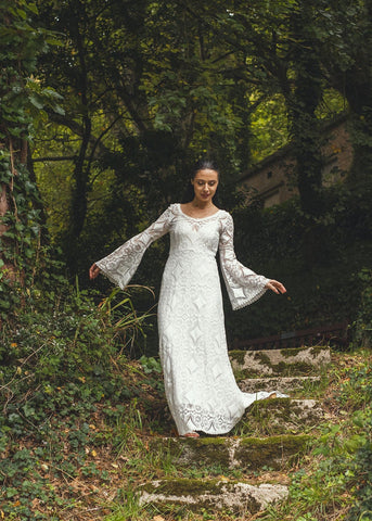 'Orchard' lace bridal dress