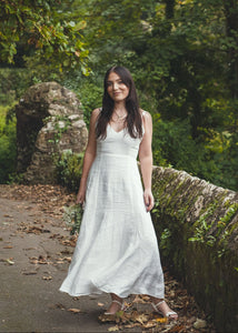 ‘Santorini' Linen Dress