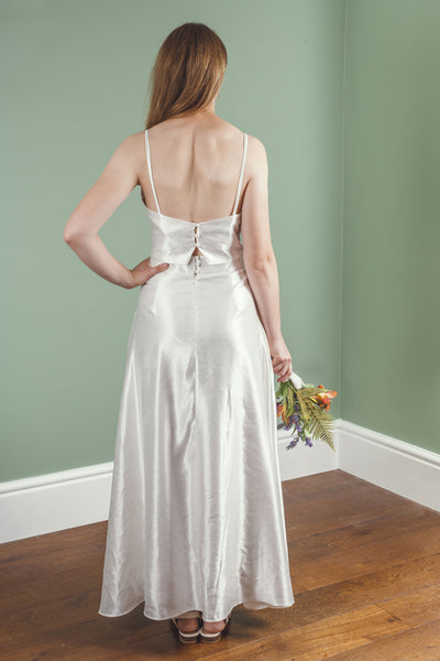 Sweetheart hemp/silk cami top,