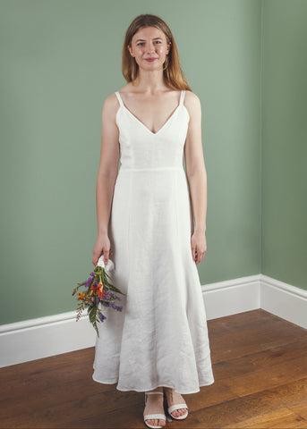 ‘Santorini' Linen Dress
