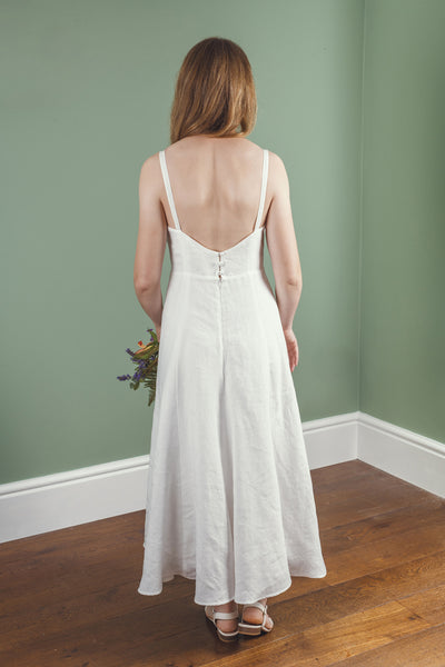‘Santorini' Linen Dress