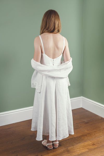 ‘Santorini' Linen Dress