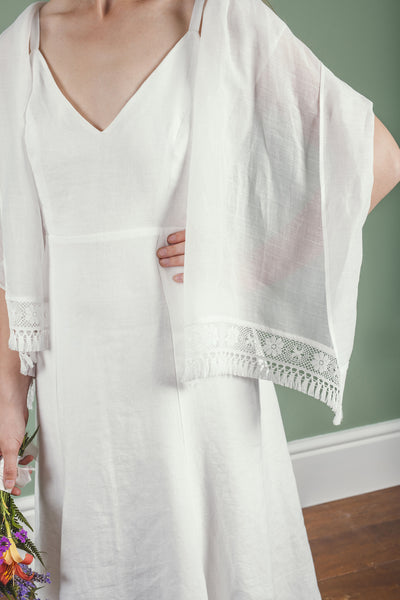 ‘Santorini' Linen Dress