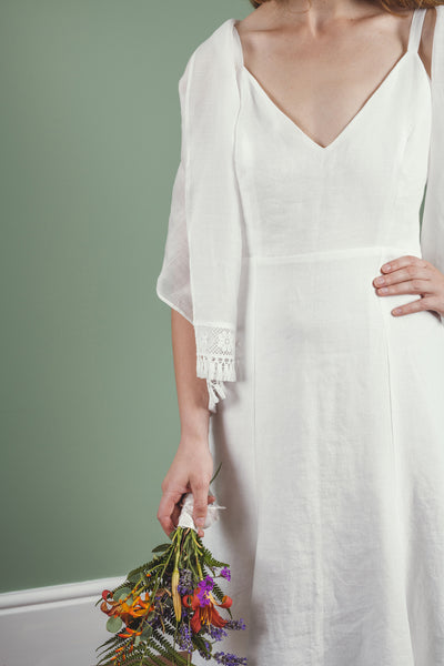 ‘Santorini' Linen Dress