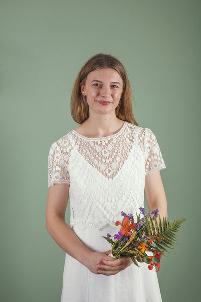 ‘Santorini' Linen Dress