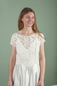 ‘Charlie' low back lace top