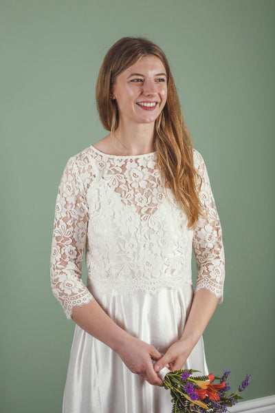 ‘Sophie' floral lace top