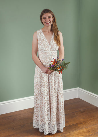 ‘Jessie' cotton lace dress