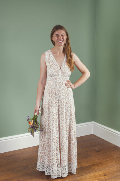 ‘Jessie' cotton lace dress