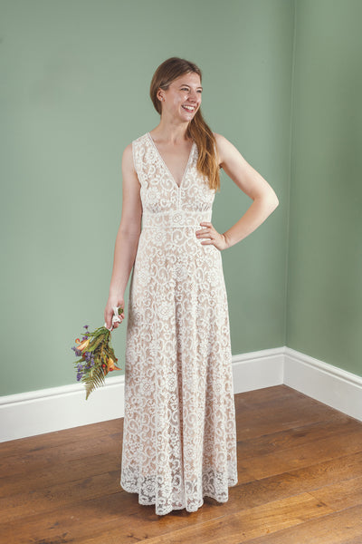 ‘Jessie' cotton lace dress