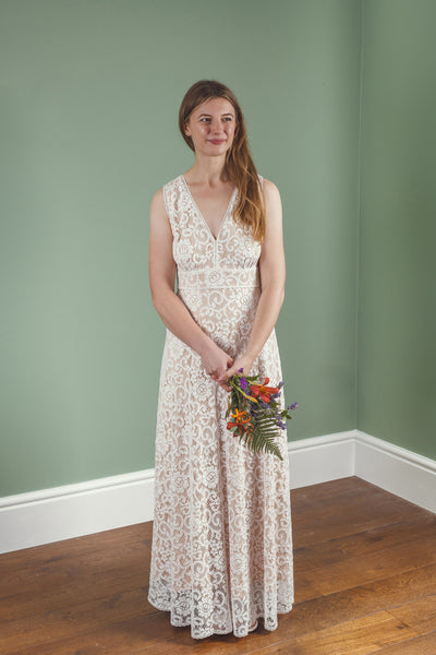 ‘Jessie' cotton lace dress