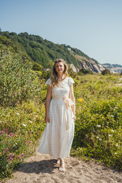 'Amelie’ Organic cotton embroidered dress