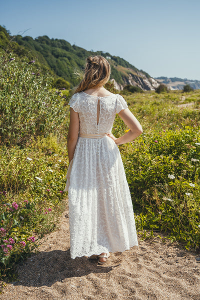 'Amelie’ Organic cotton embroidered dress