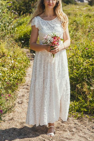 'Amelie’ Organic cotton embroidered dress