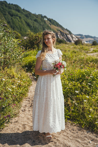 'Amelie’ Organic cotton embroidered dress