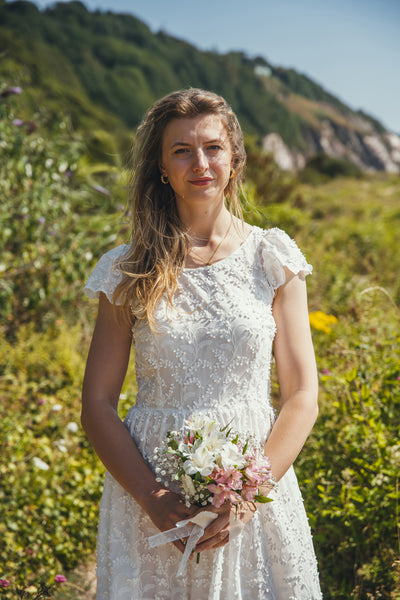 'Amelie’ Organic cotton embroidered dress