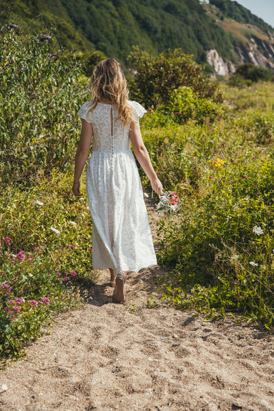 'Amelie’ Organic cotton embroidered dress