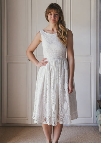 'Alice' dress, cotton lace wedding dress