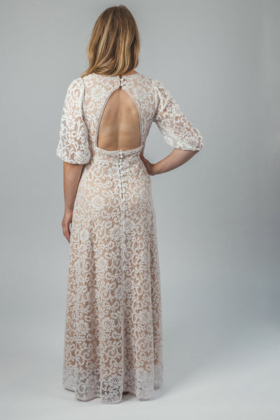 'Elodie' cotton lace dress