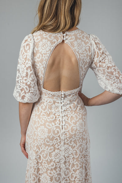 'Elodie' cotton lace dress