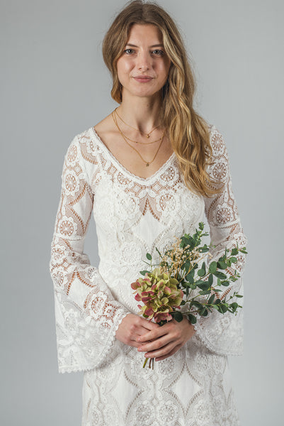 'Orchard' lace bridal dress