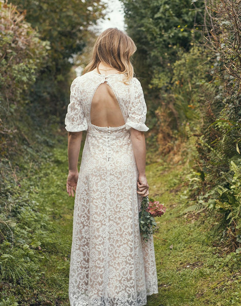 'Elodie' cotton lace dress