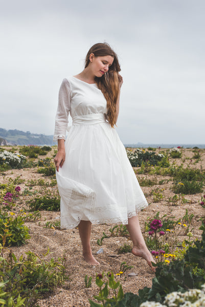 'Hope' Organic cotton 3/4 sleeve dress