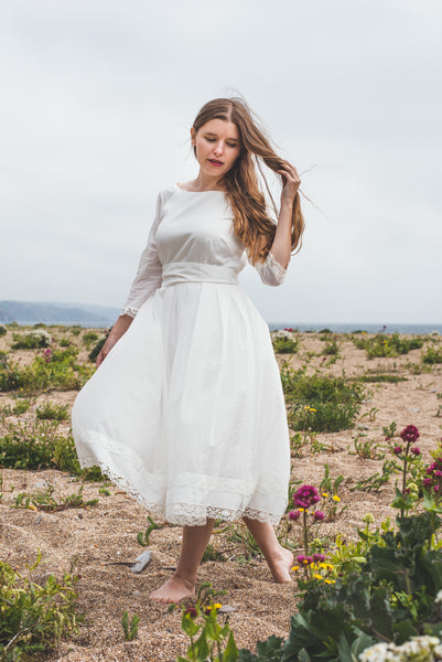 'Hope' Organic cotton 3/4 sleeve dress