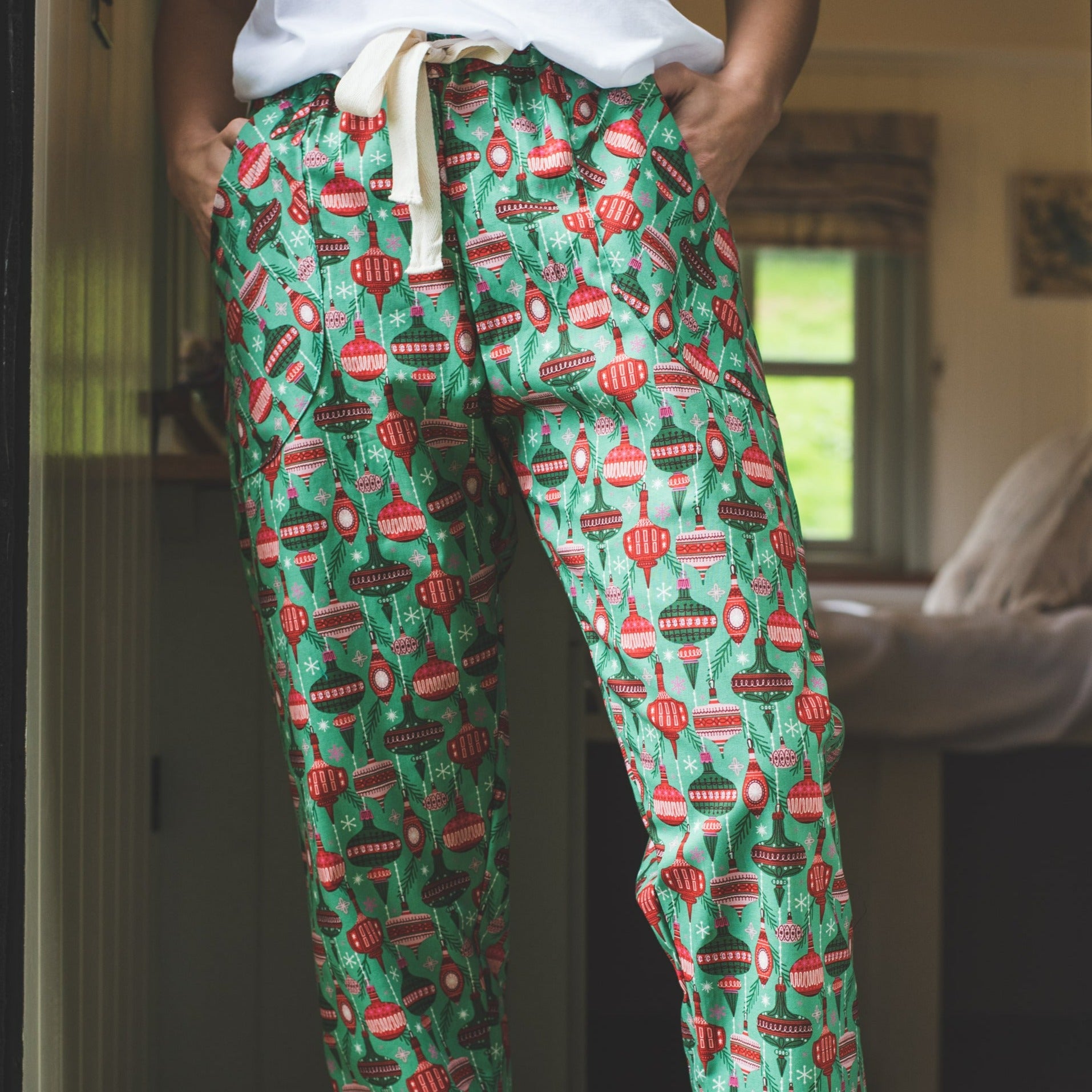 Cotton christmas pajama pants hotsell
