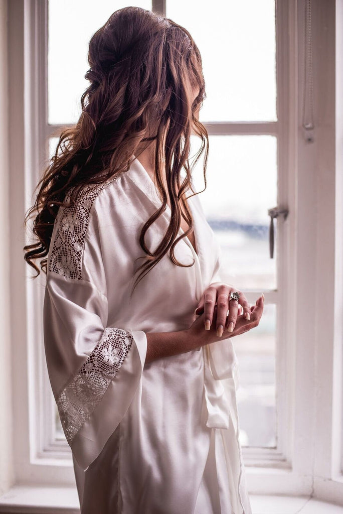 Silk style clearance dressing gown