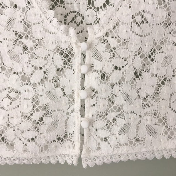 'Sylvie' low back lace top