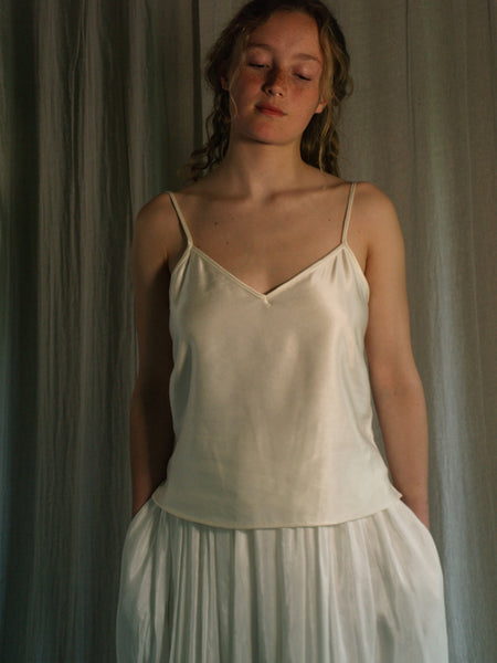 Hemp/silk cami top,