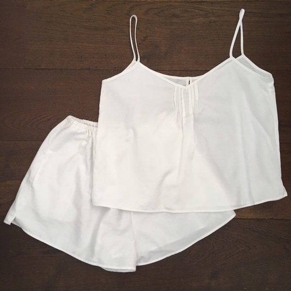 Organic Cotton Summer Pyjama shorts set