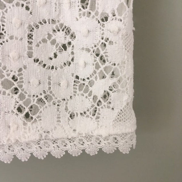 'Sylvie' low back lace top