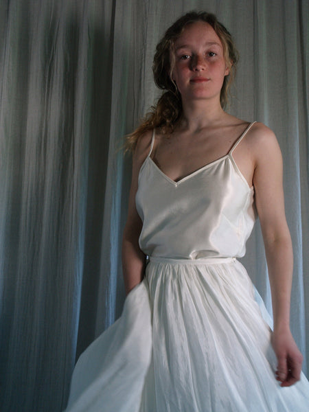 Hemp/silk cami top,