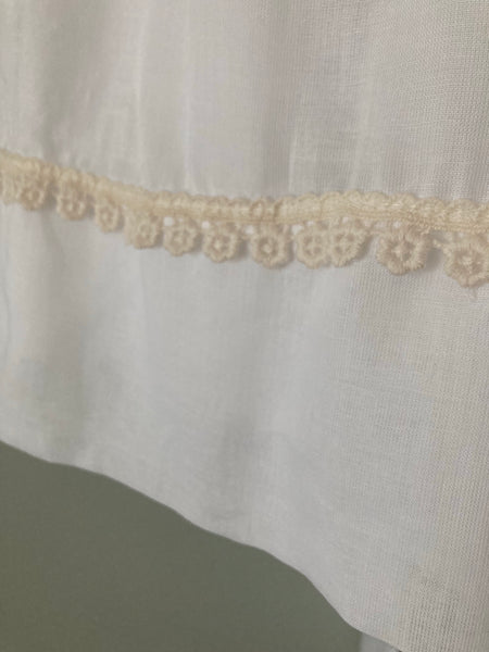 'Jade' Organic cotton white sundress